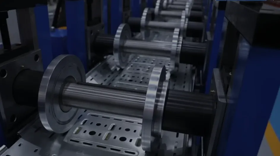 Cable tray roll forming